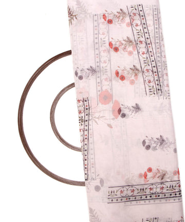 Printed Organza Fabric Online Shopping Material Saree Skirt